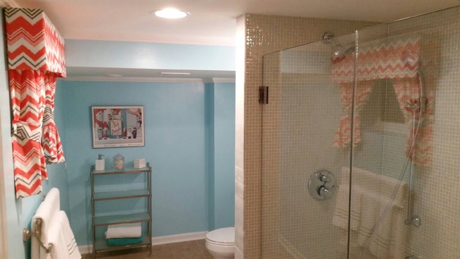 Basement bathroom